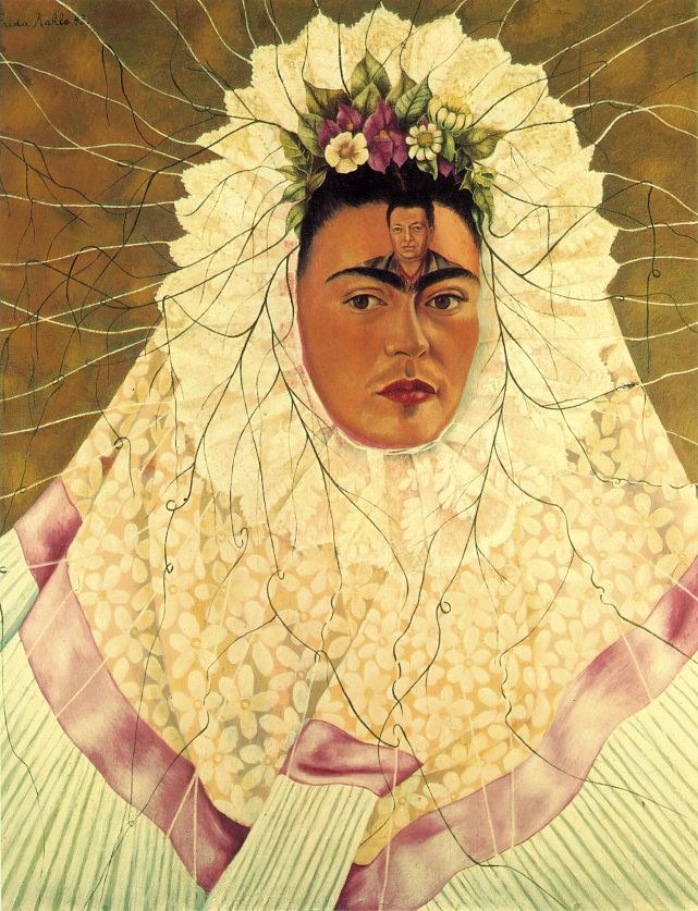 Frida Kahlo FridaKahlo-Self-Portrait-as-a-Tehuana-Diego-in-My-Thoughts-1943